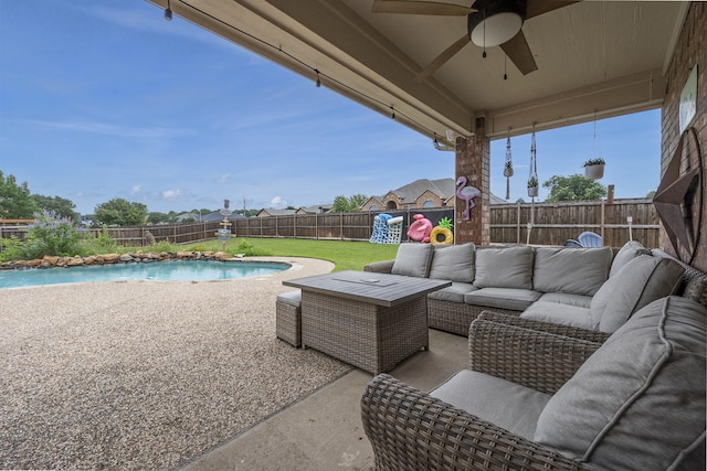 1711 Sage Dr, Midlothian, TX 76065 - view of swimming pool featuring a patio area