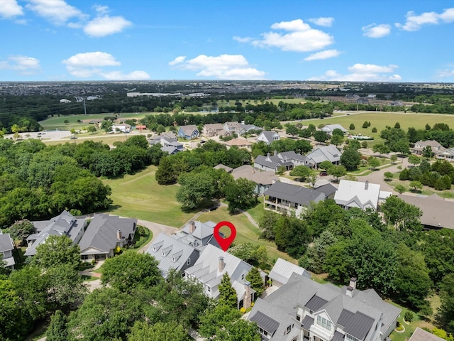 411 Jordan Farm Cir, Rockwall, TX 75087 - aerial view of residential area featuring a tree filled landscape