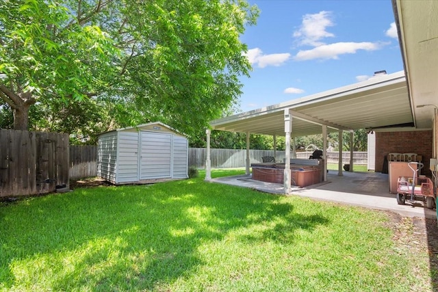 108 Neely Rd, Hewitt, TX 76643 - view of yard with a hot tub and a patio