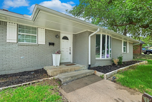 3806 Rainier St, Irving, TX 75062 - property entrance featuring brick siding