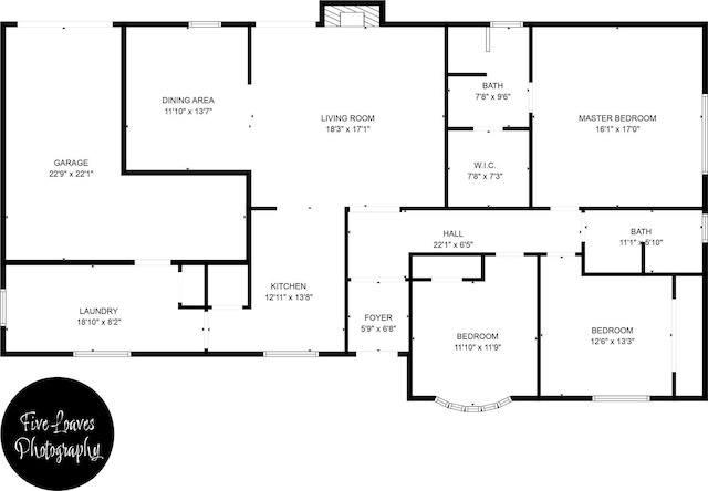3806 Rainier St, Irving, TX 75062 - floor plan / room layout