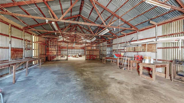 10335 Nolan Dr, Tyler, TX 75709 - garage featuring metal wall