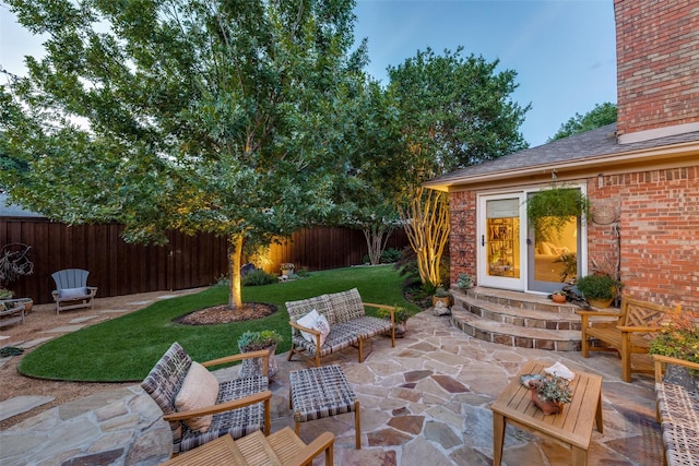 704 Winchester Dr, Richardson, TX 75080 - view of patio featuring entry steps