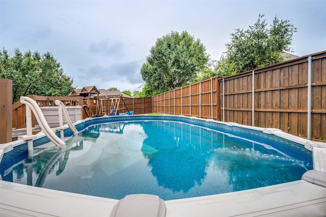 201 Barkley Dr, Hickory Creek, TX 75065 - view of pool featuring a fenced backyard