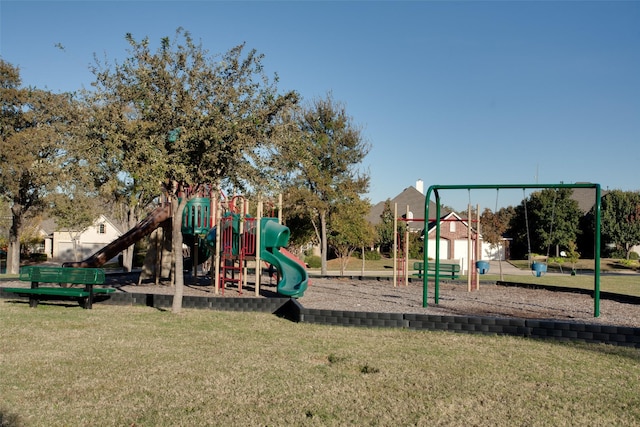 201 Barkley Dr, Hickory Creek, TX 75065 - community jungle gym with a lawn