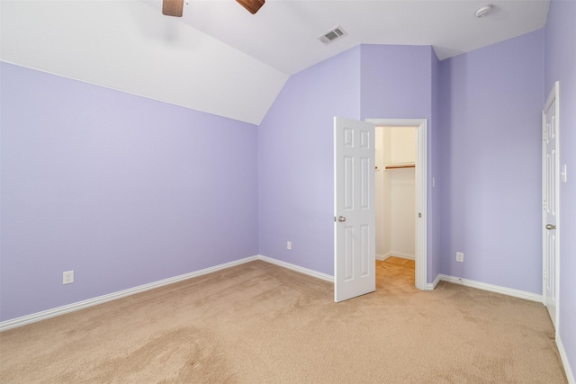 459 Bristol St, Roanoke, TX 76262 - additional living space featuring light colored carpet, ceiling fan, lofted ceiling, and baseboards