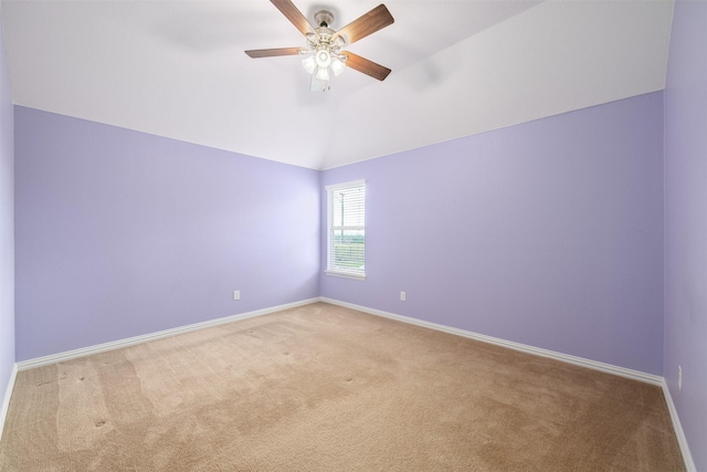 459 Bristol St, Roanoke, TX 76262 - spare room featuring carpet flooring, baseboards, a ceiling fan, and high vaulted ceiling