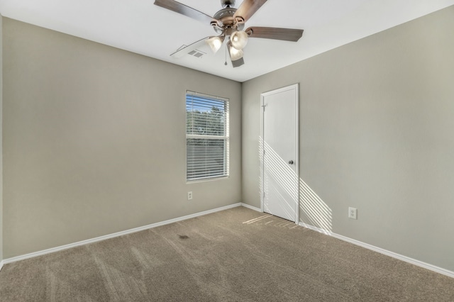 1946 Courtside Dr, Dallas, TX 75051 - empty room with carpet, baseboards, and ceiling fan