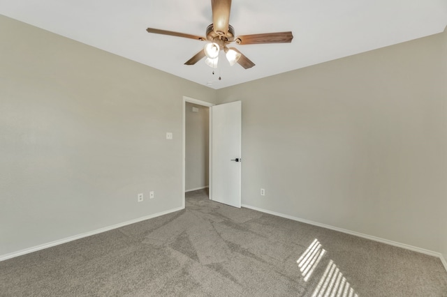 1946 Courtside Dr, Dallas, TX 75051 - unfurnished room with a ceiling fan, carpet flooring, and baseboards