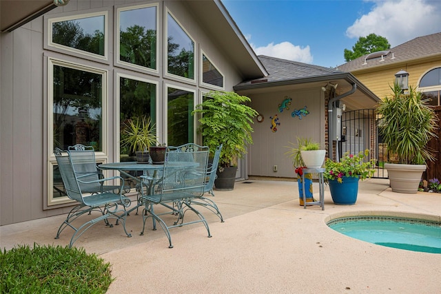 15810 Ranchita Dr, Dallas, TX 75248 - view of patio