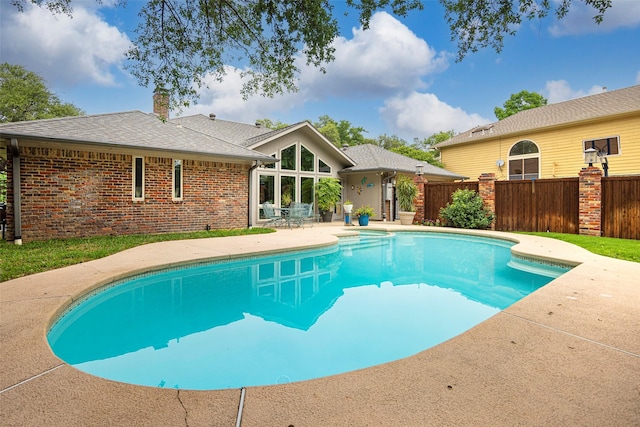 15810 Ranchita Dr, Dallas, TX 75248 - view of swimming pool with a patio area
