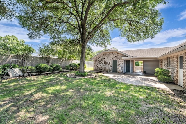 13734 Riverview Dr, Woodway, TX 76712 - view of yard with a patio