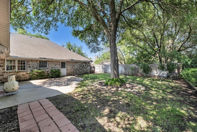 13734 Riverview Dr, Woodway, TX 76712 - view of yard featuring a patio area