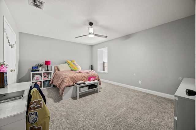 2701 Peach Dr, Little Elm, TX 75068 - carpeted bedroom featuring baseboards and a ceiling fan