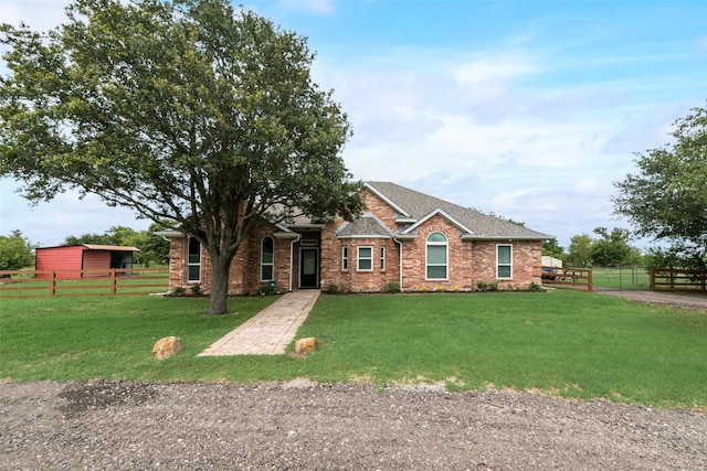 15393 Armstrong Rd, Terrell, TX 75160 - view of front of home with brick siding