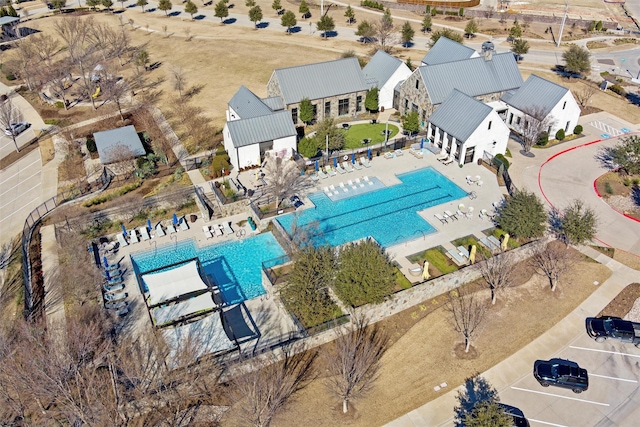 15140 Spider Lily Rd, Frisco, TX 75035 - bird's eye view of a pool
