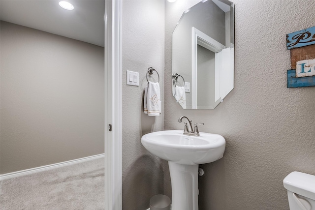 1340 Benavites Dr, Little Elm, TX 75068 - half bathroom featuring toilet