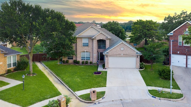 4207 Timber Trail Ct, Arlington, TX 76016 - traditional home with brick siding, driveway, and an attached garage