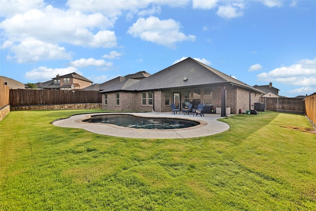 2512 Bunker Hill Dr, Burleson, TX 76028 - rear view of property with brick siding and a patio