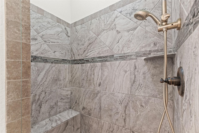 136 Spring Meadow Dr, Springtown, TX 76082 - bathroom view of tiled shower