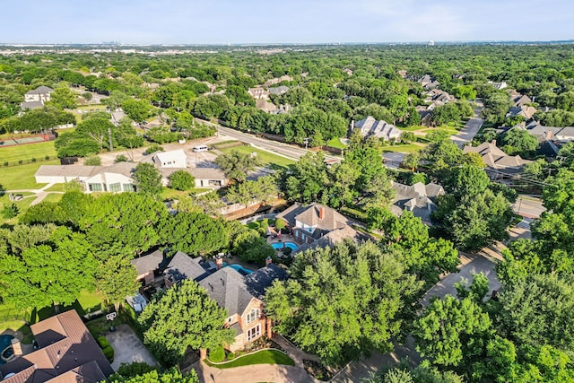 5005 Summerbrook Dr, Colleyville, TX 76034 - aerial overview of property's location with nearby suburban area