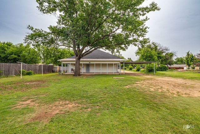 112 5th Ave, Coleman, TX 76834 - view of yard