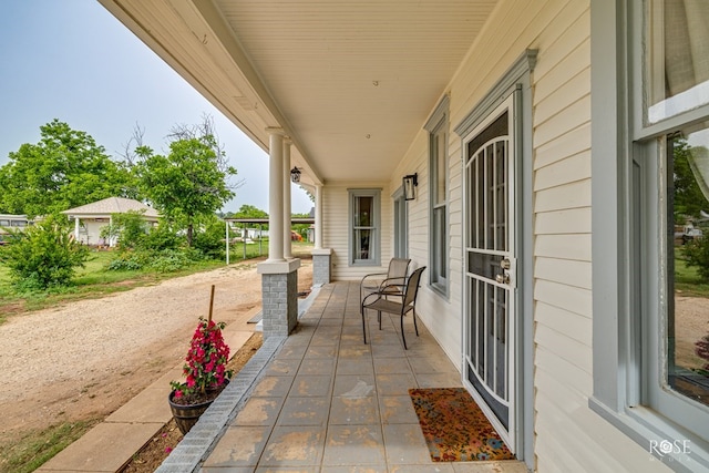 112 5th Ave, Coleman, TX 76834 - view of porch