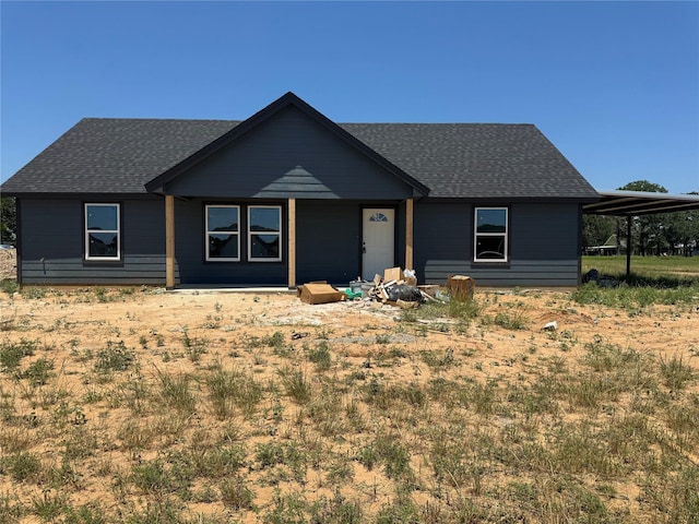 1009 Brown Ct, Poolville, TX 76487 - view of front of home with roof with shingles