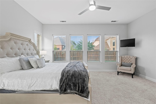 7224 Bucanero, Grand Prairie, TX 75054 - bedroom featuring carpet flooring, baseboards, and ceiling fan