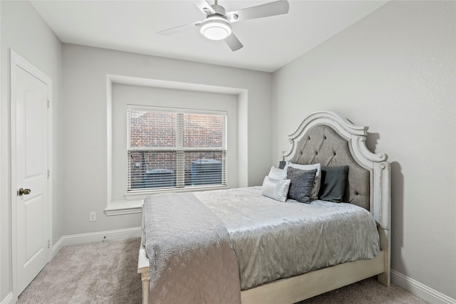 7224 Bucanero, Grand Prairie, TX 75054 - bedroom with carpet floors, baseboards, and ceiling fan