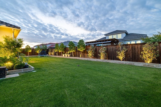 13580 Proud Clairon St, Frisco, TX 75035 - view of yard featuring a trampoline