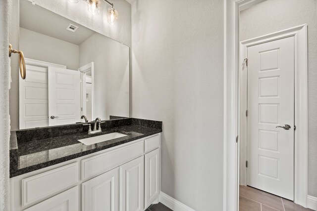 3416 Dovehill Dr, Northlake, TX 76247 - bathroom with toilet, vanity, tile patterned flooring, and tub / shower combination