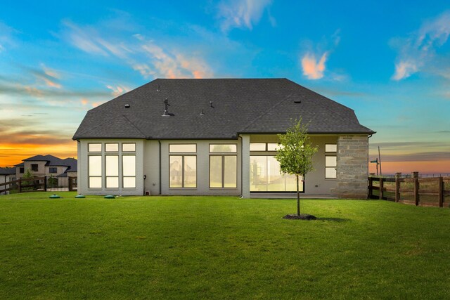 3416 Dovehill Dr, Northlake, TX 76247 - rear view of property with roof with shingles