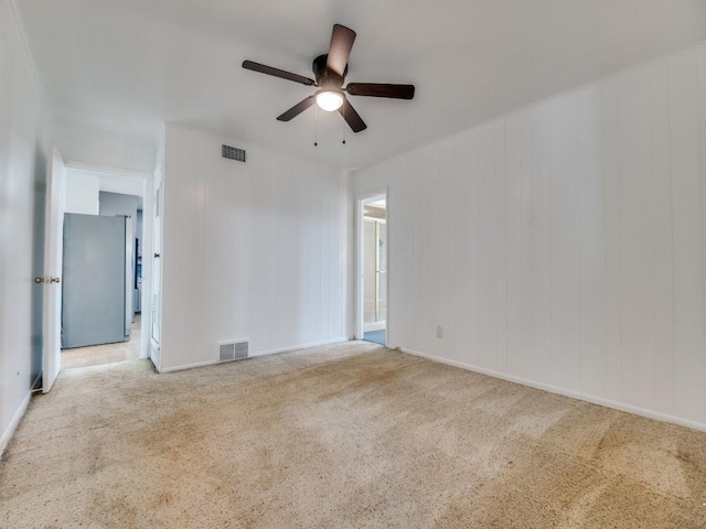 5512 Dennis Ave, Fort Worth, TX 76114 - spare room featuring carpet floors and ceiling fan
