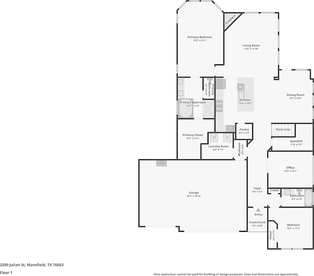 3200 Julian St, Mansfield, TX 76063 - room layout