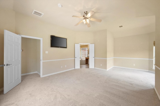 304 Adobe Lilly Ct, Mansfield, TX 76063 - spare room featuring light colored carpet, ceiling fan, and baseboards