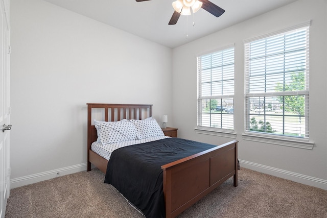3004 Aransas Ave, Aubrey, TX 76227 - bedroom with carpet floors, baseboards, and ceiling fan