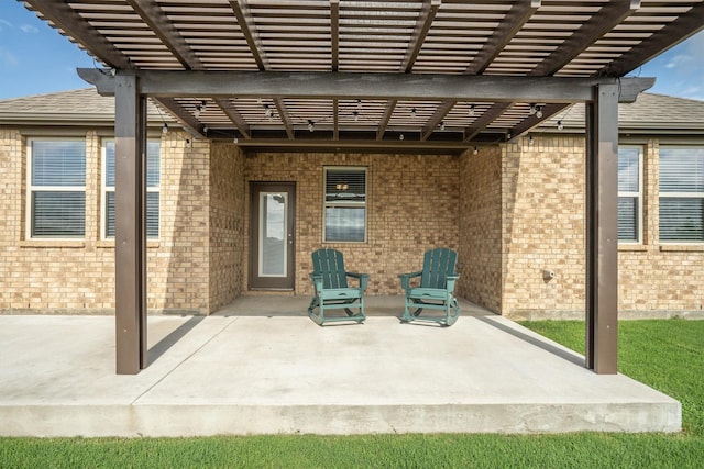 3004 Aransas Ave, Aubrey, TX 76227 - view of patio / terrace with a pergola