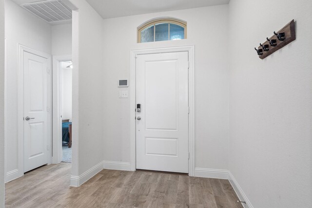 3004 Aransas Ave, Aubrey, TX 76227 - entryway with light wood-type flooring and baseboards