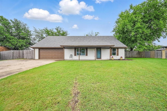 9813 Bancroft Dr, Benbrook, TX 76126 - ranch-style home featuring an attached garage and driveway