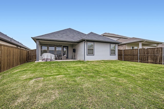 1211 Caddo Hill Ct, Royse City, TX 75189 - back of house featuring a patio and a shingled roof