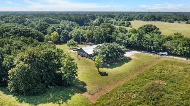 479 Siebman Rd, Sadler, TX 76264 - overview of rural landscape with a forest