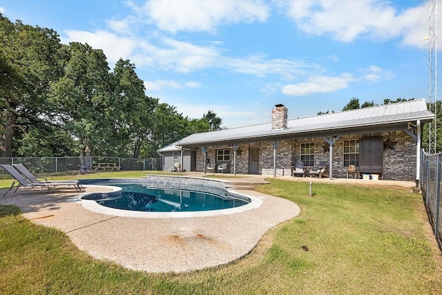 479 Siebman Rd, Sadler, TX 76264 - view of pool featuring a patio area