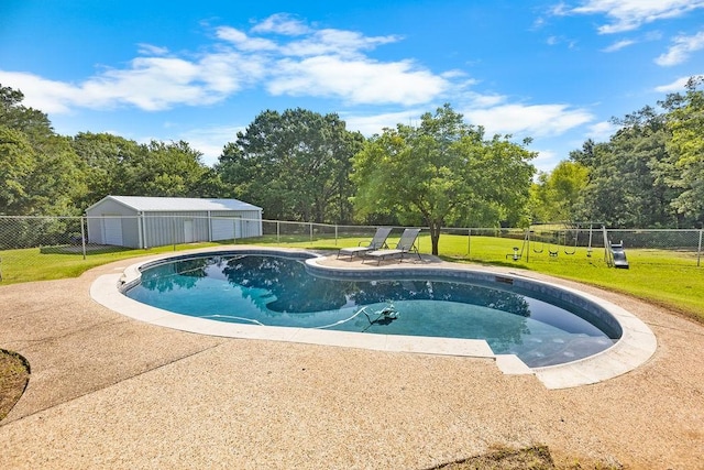 479 Siebman Rd, Sadler, TX 76264 - view of pool featuring a patio area