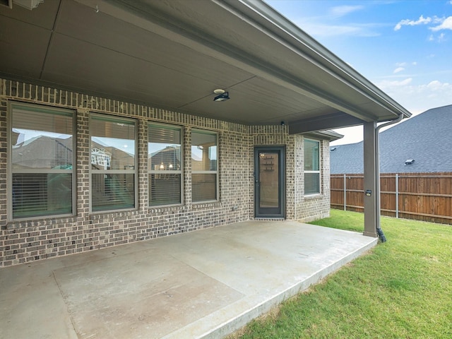 2508 Bunker Hill Dr, Burleson, TX 76028 - view of patio / terrace with ceiling fan