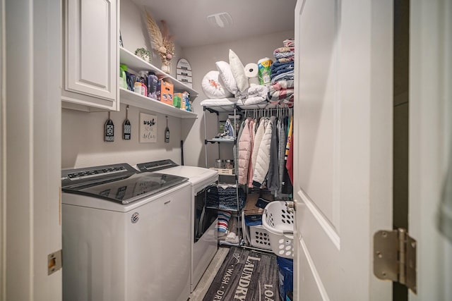 117 Welch Folly Ln, Aledo, TX 76008 - washroom with cabinet space and washing machine and clothes dryer