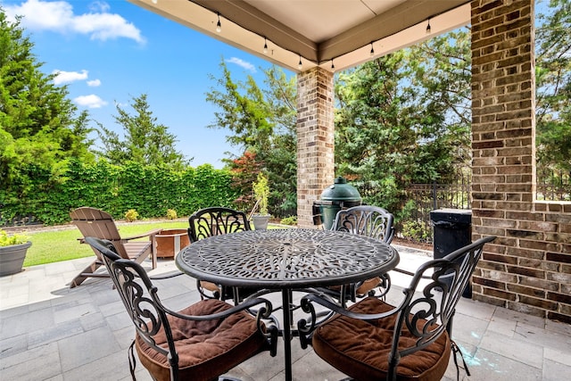 7905 Strathmill Dr, The Colony, TX 75056 - view of patio / terrace with outdoor dining area