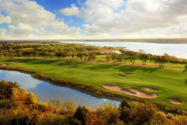 7905 Strathmill Dr, The Colony, TX 75056 - view of community featuring a water view and view of golf course