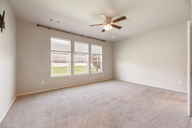 1503 E Collins Blvd, Wylie, TX 75098 - empty room featuring ceiling fan, baseboards, and carpet floors