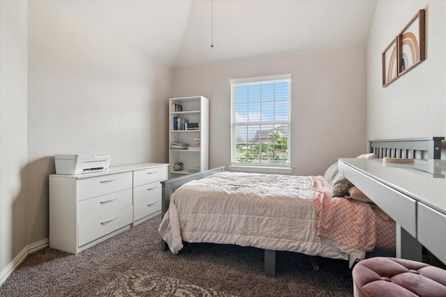 3302 Blue Jay Ln, Melissa, TX 75454 - carpeted bedroom with vaulted ceiling and baseboards